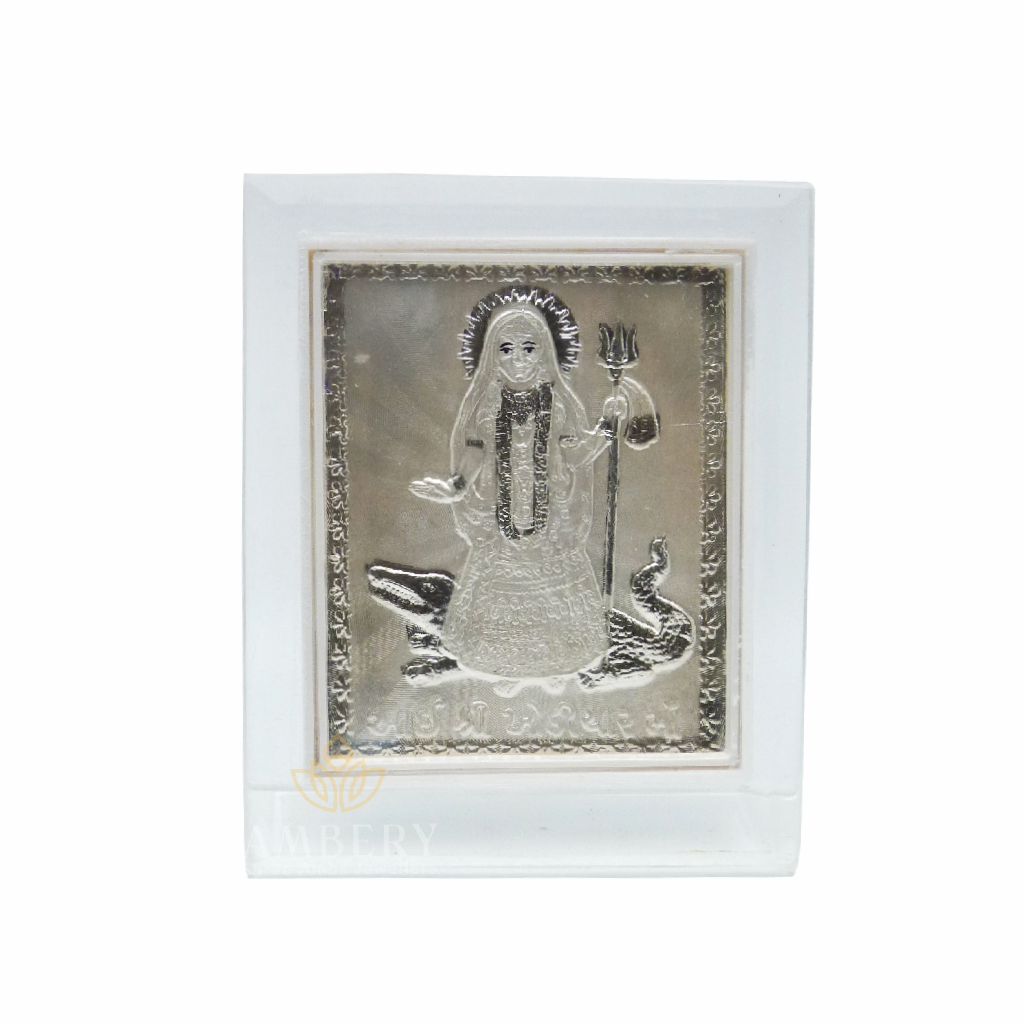 Khodiyar Maa Silver Foil Frame