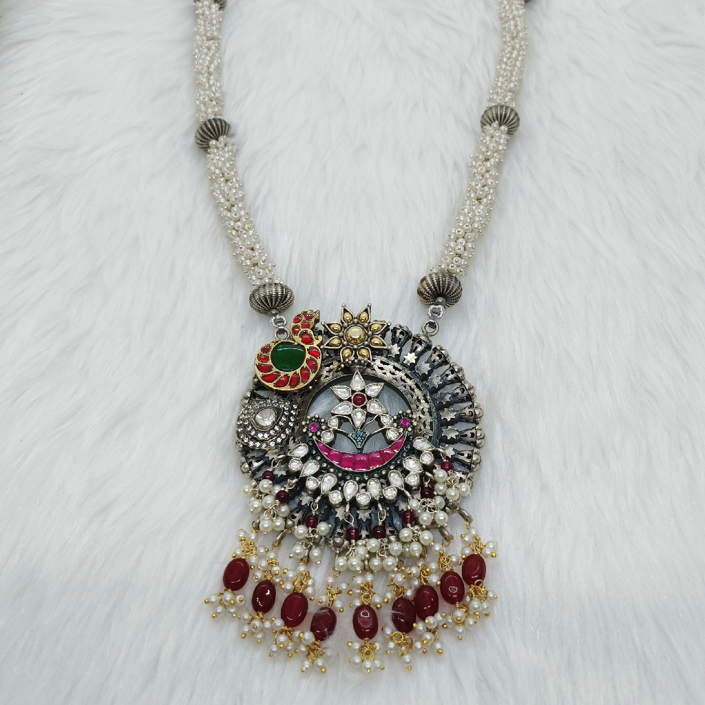 Tribal nakhra redesigned pacheli necklace with kundan