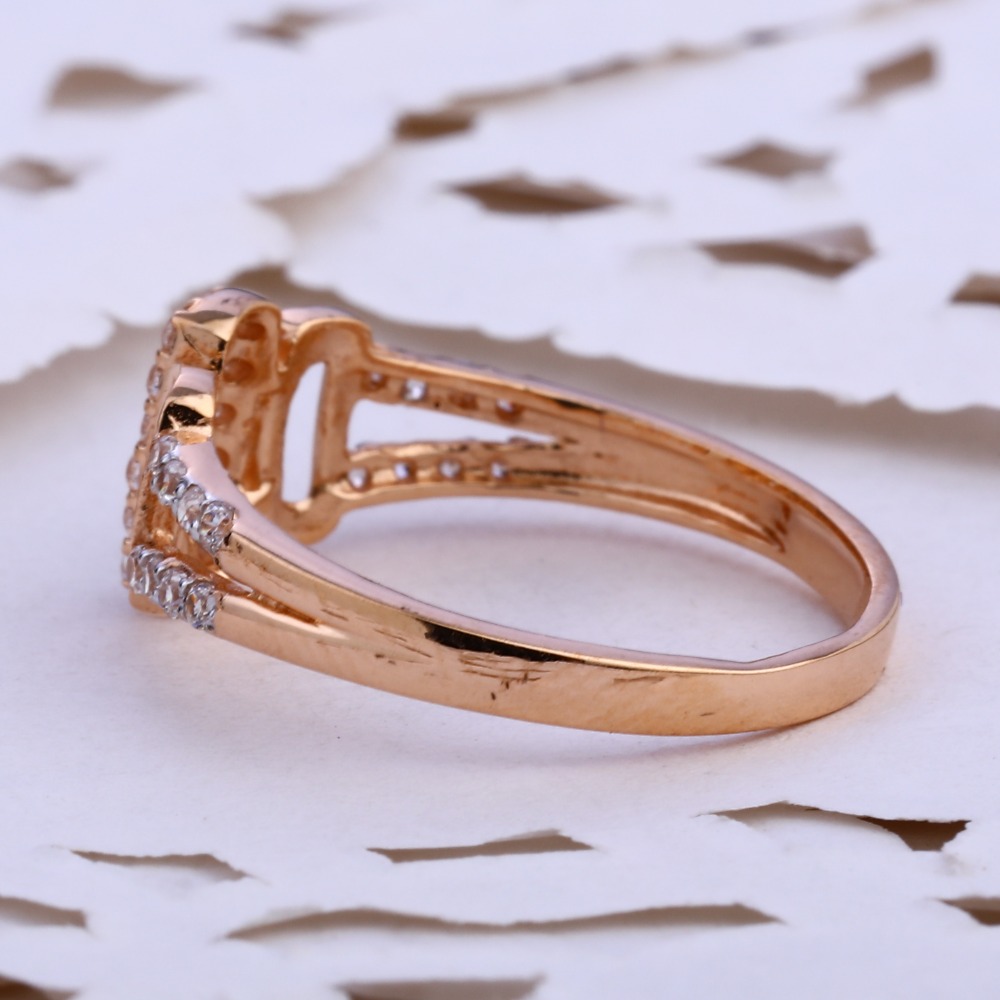18KT CZ  Rose Gold Gorgeous Hallmark Ring RLR849