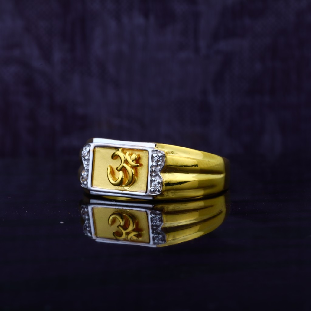 Buy quality Gold 916 mens god ring-mgr51 in Ahmedabad