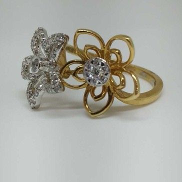 Real diamond Flower branded ladies ring