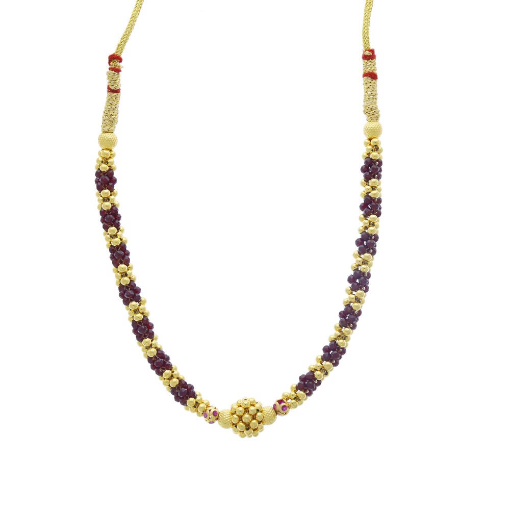 22carat gold tushi necklace for women