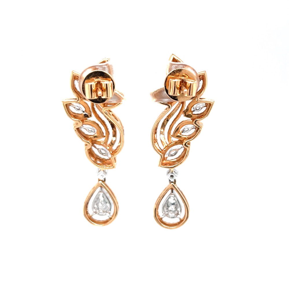 Schön Diamond Earrings with Pressure Set Drops for Party 7TOP10