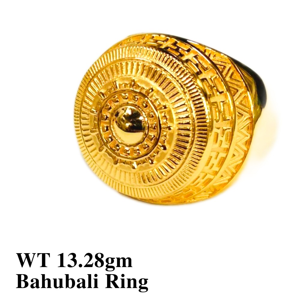 22K Bahubali Design Ring