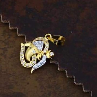 916 gold ganpati pendants RH_pendants62