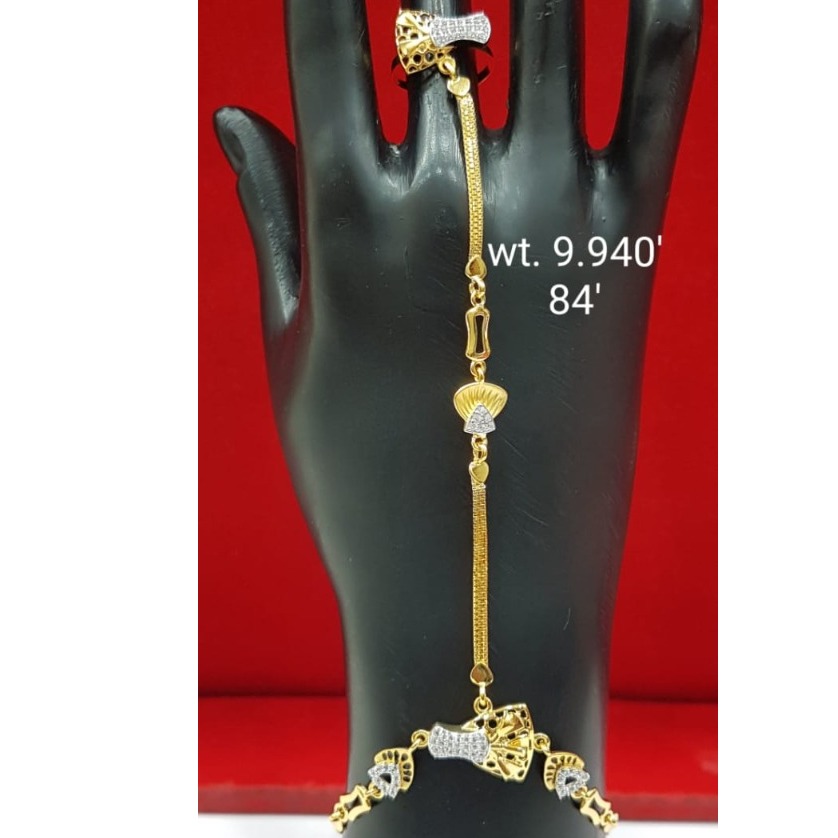 22 carat gold ladies bracelet RH-LB134