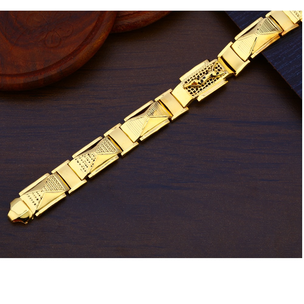 916 Gold Men's Gorgeous Bracelet MPB234