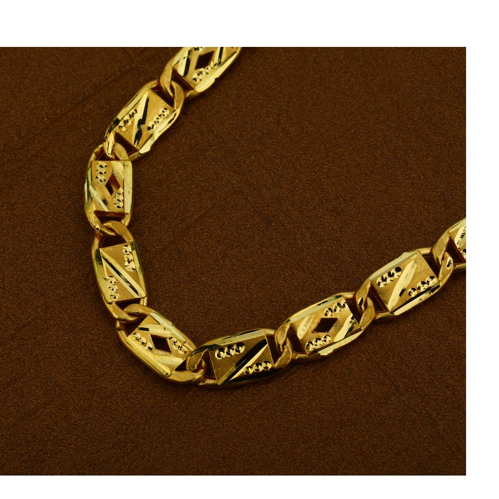 Design For Men 10g 24k Gold Chain Manufacturer Of Nawabi 22k Plain