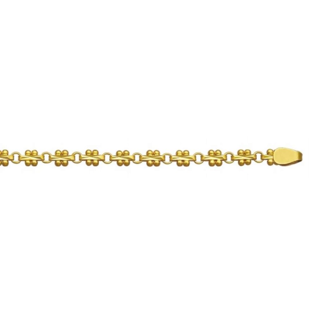 22 kt gold fancy chain