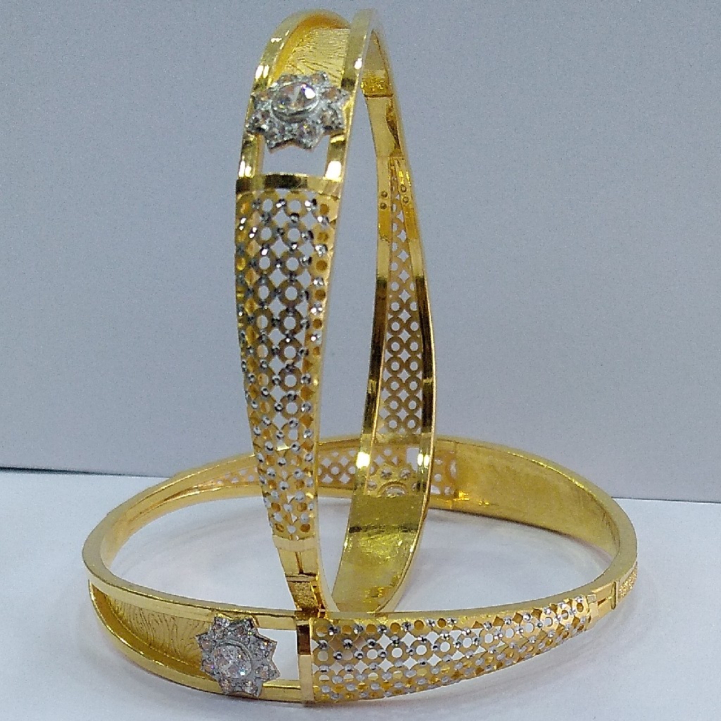 22KT/ 916 Gold fancy wedding 2-in-1 Design Cooper kadli for ladies