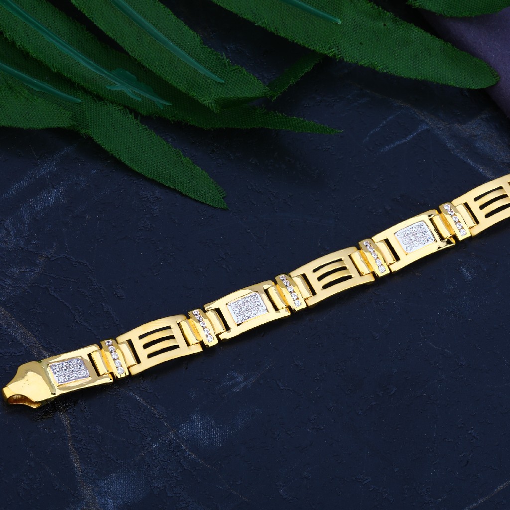 Mens Casting Gold 22K Bracelet-MCB52