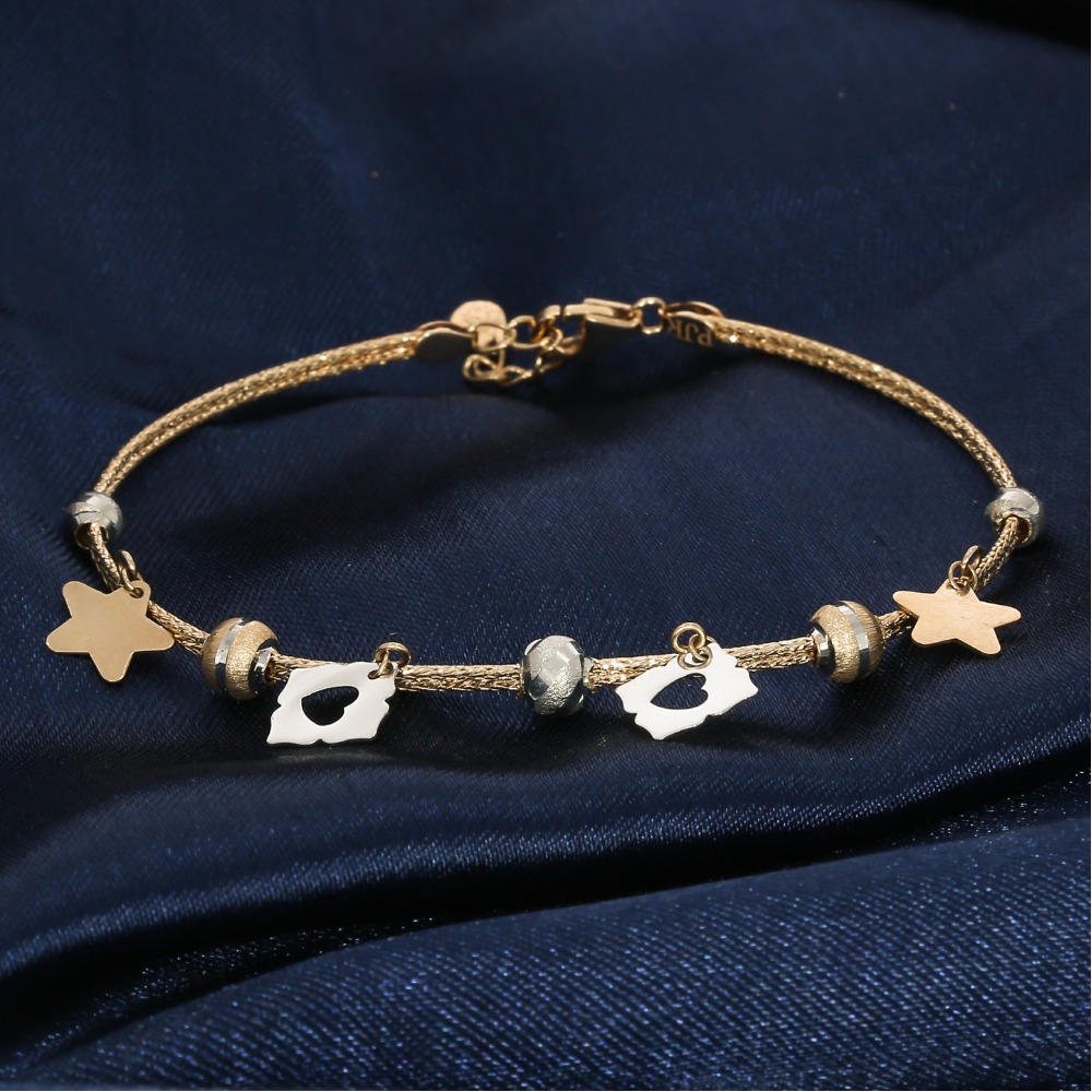 The rose gold bracelet in 18kt