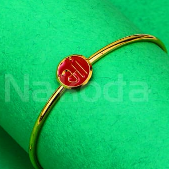 18kt gold cz kids kadali kk57
