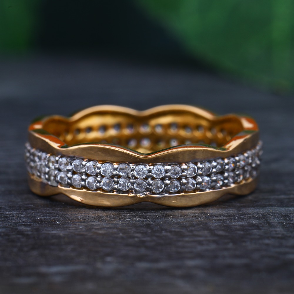 916 gold hallmark Modern ring for women 