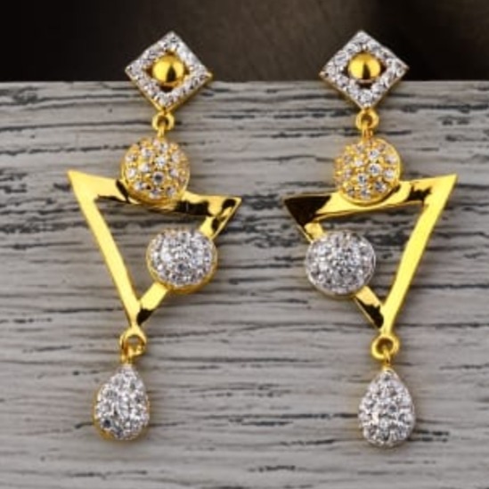 22 carat gold ladies earrings RH-LE454