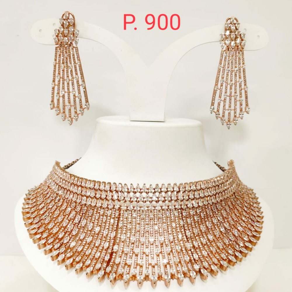 Choker maharani style with multi string butti necklace 1331