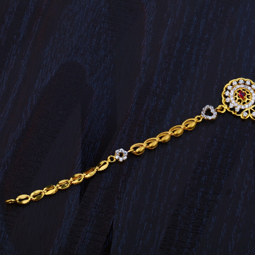 Ladies 916 Gold Bracelet-LB76