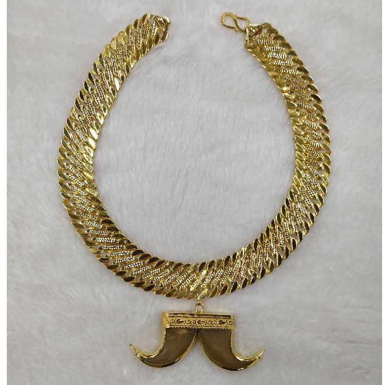 Artificial vaghnakh gold Pendant Chain
