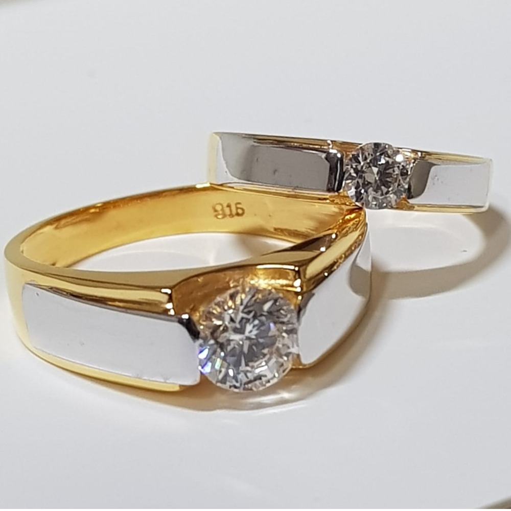 Buy quality 22 CT GOLD COUPLE RING FOR ENGAGEMENT in Ahmedabad