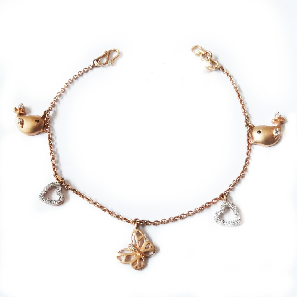 18k rose gold bracelet mga - rgb001