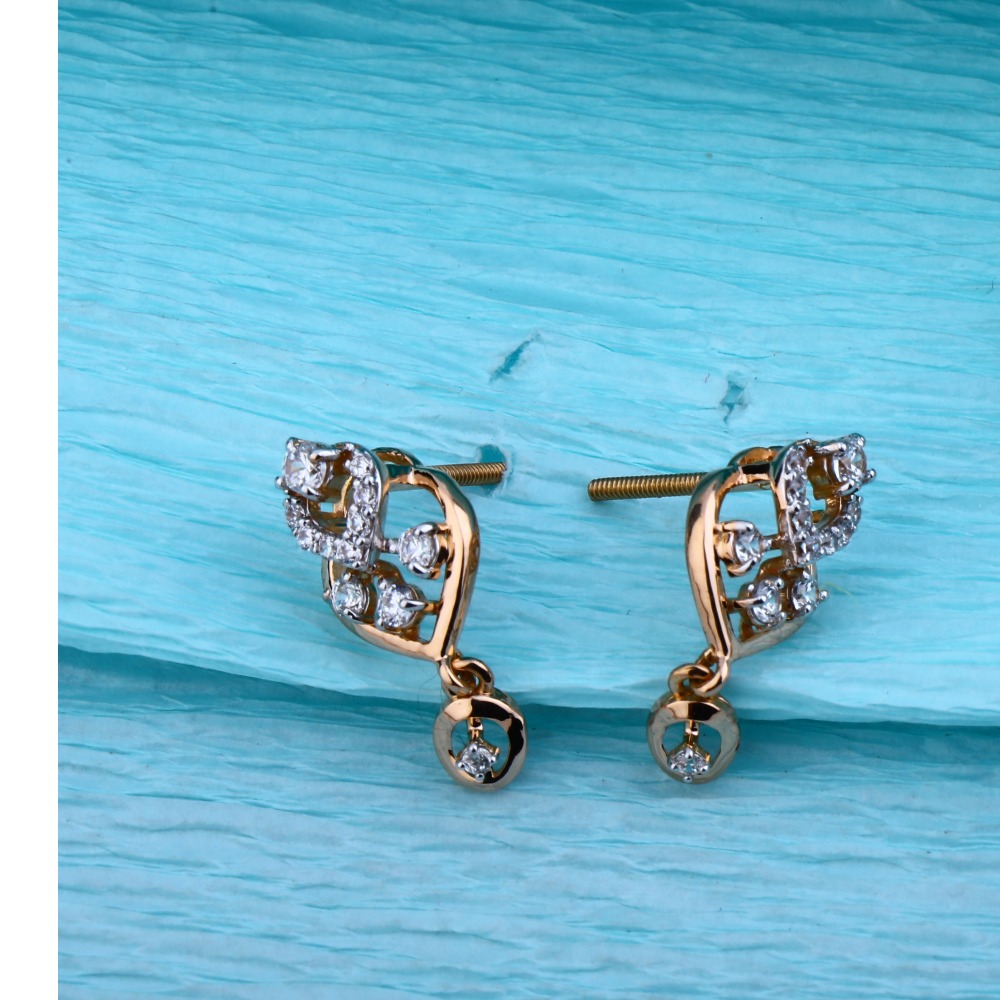 750 Rose Gold Diamond Ladies Pendant Set RMPN64