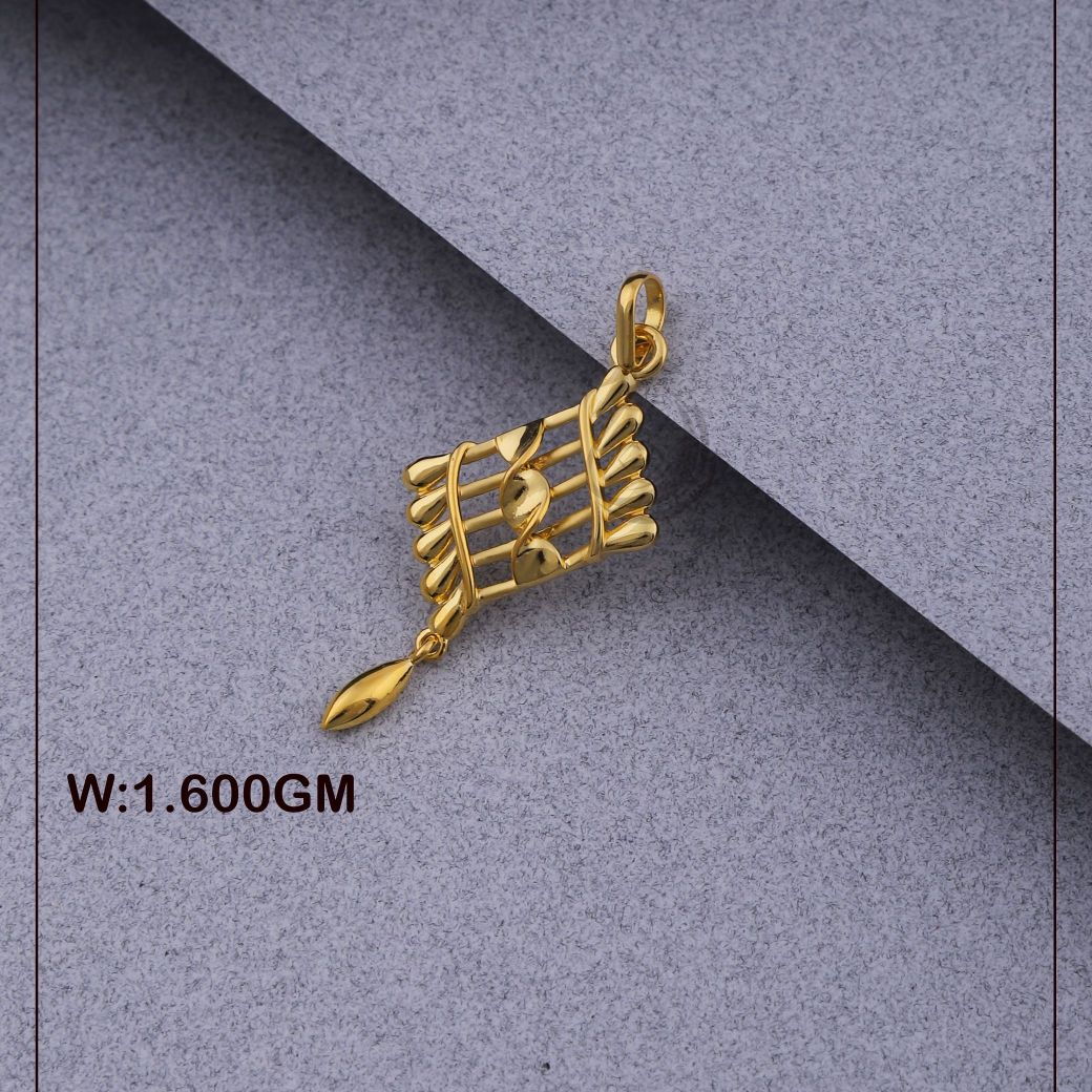 916 Gold Lightweight Pendant