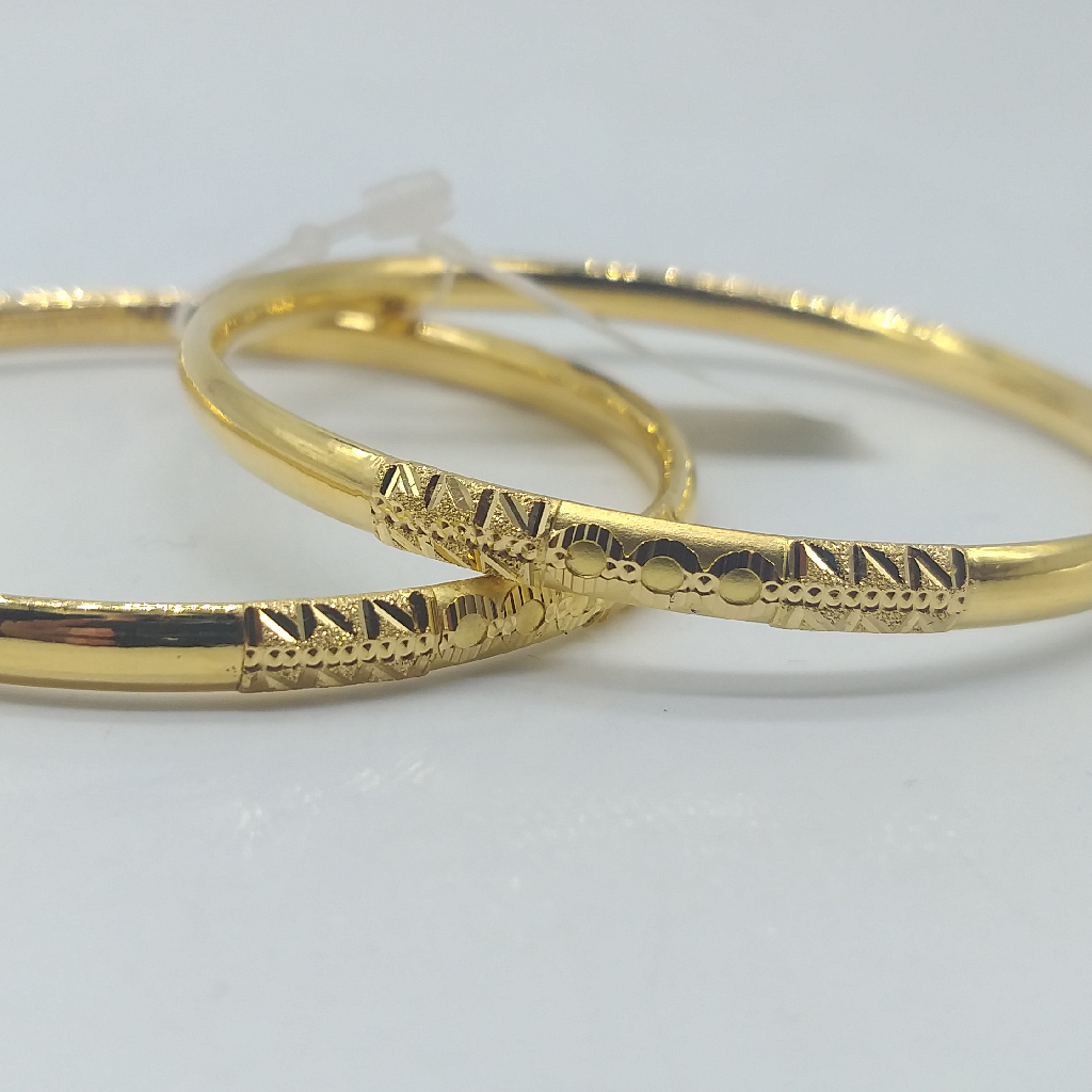 Gold Copper Kadli Bangles