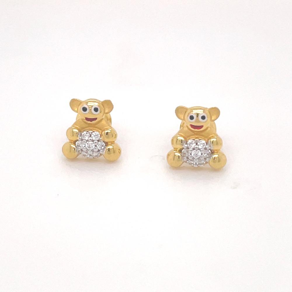 Kids teddy earrings