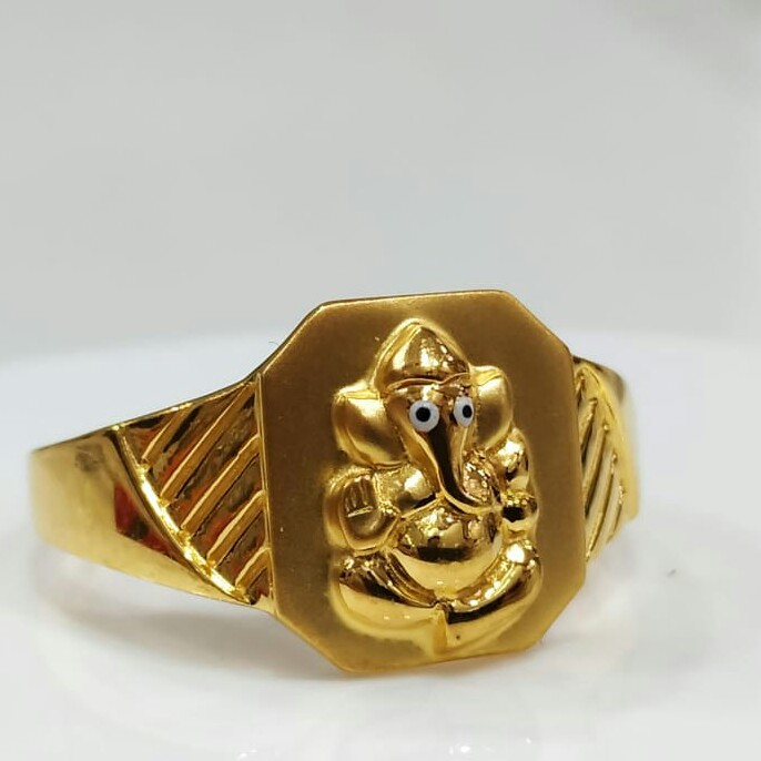 916 gold ring mens