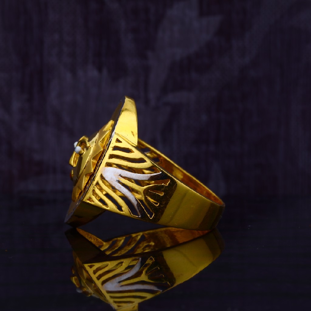 Estate 14K Yellow Gold 0.25ctw Greek Key Diamond Ring | Raleigh Diamond  Fine Jewelry | Raleigh, NC