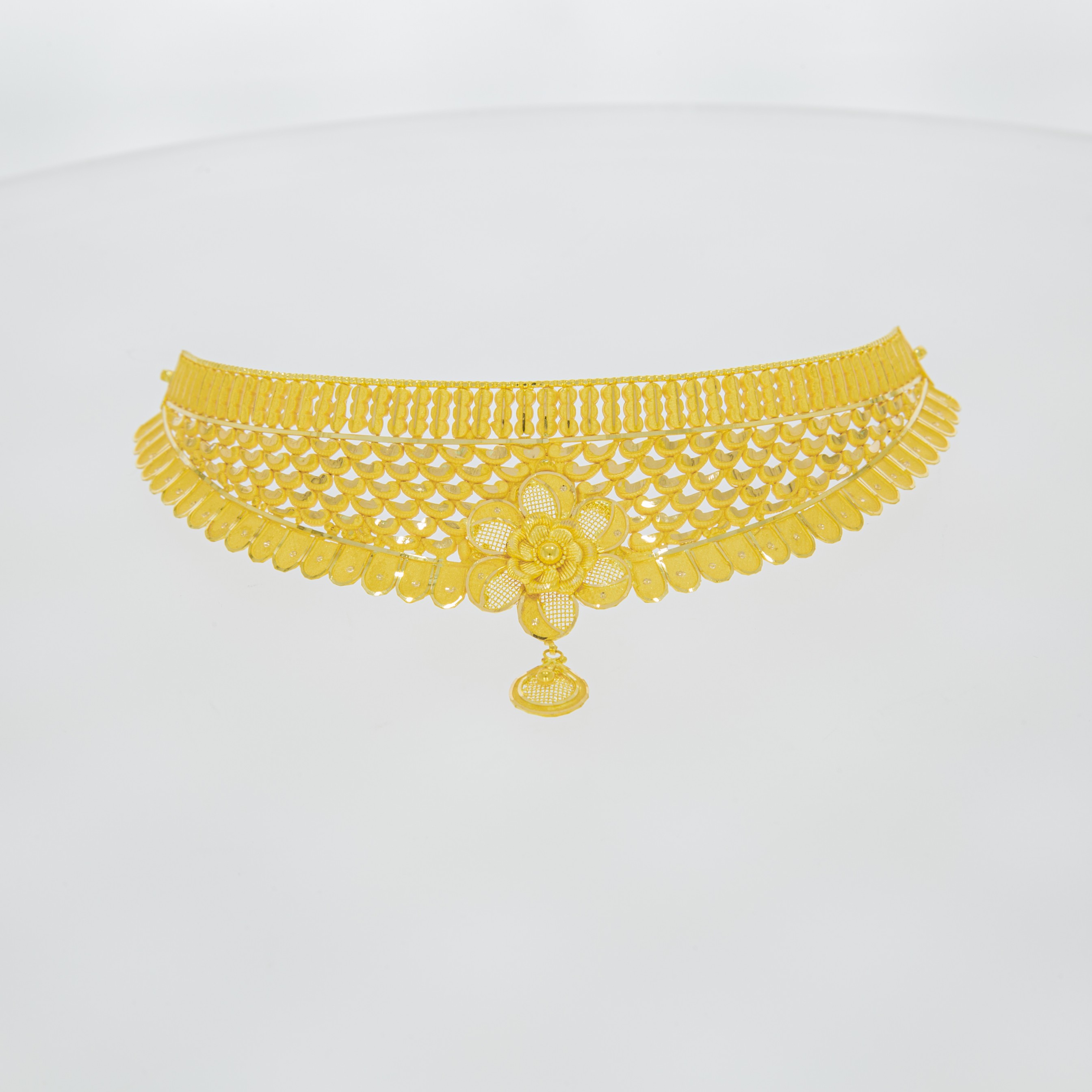 Minimalistic Pearl Choker Set | Gold Plated on Silver | Real Pearls