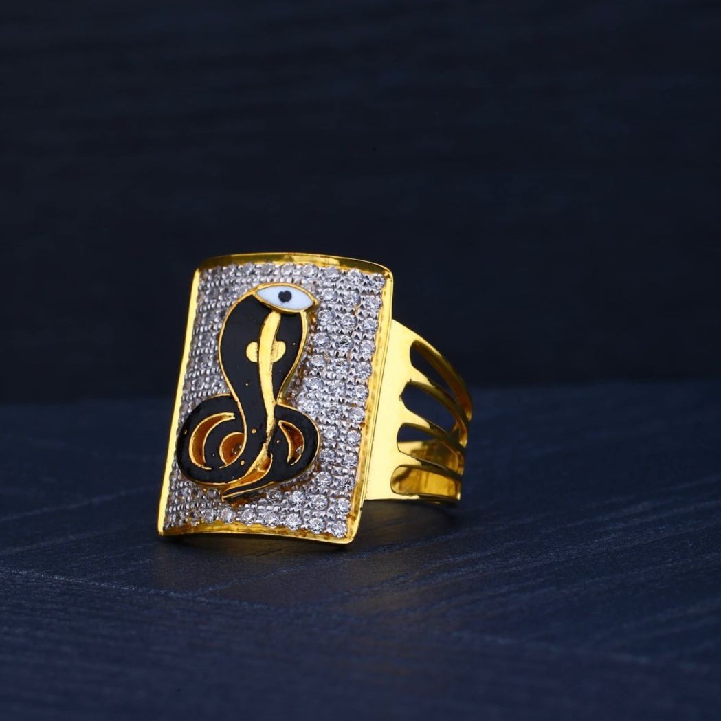 1 GRAM GOLD PLATED GOGA MAHARAJ RING FOR MEN DESIGN A-885 – Radhe Imitation