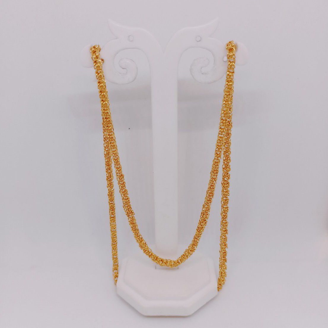 Gold Handmade Chain Rassi Type