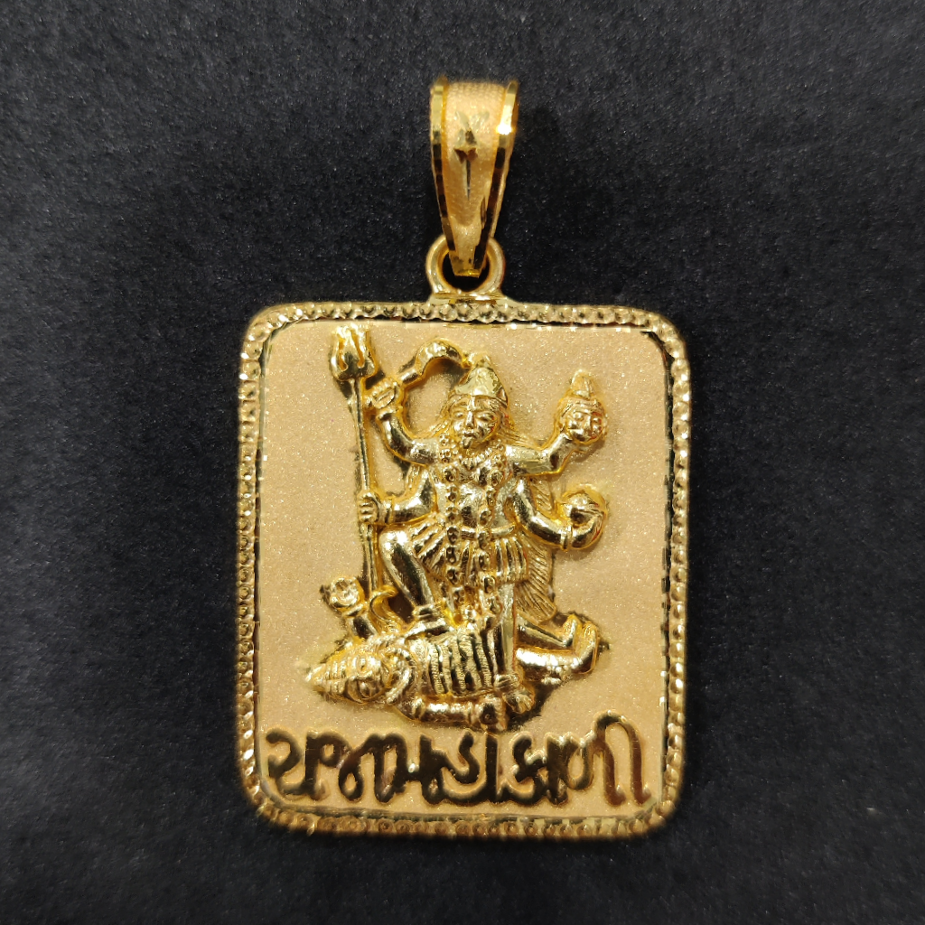 916 Gold Fancy Gent's Mahakali Maa Pendant