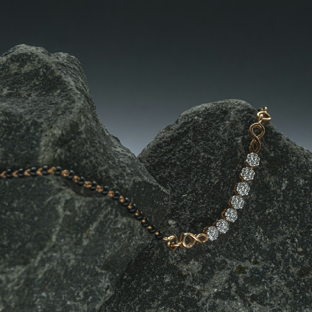 Real diamond Mangalsutra