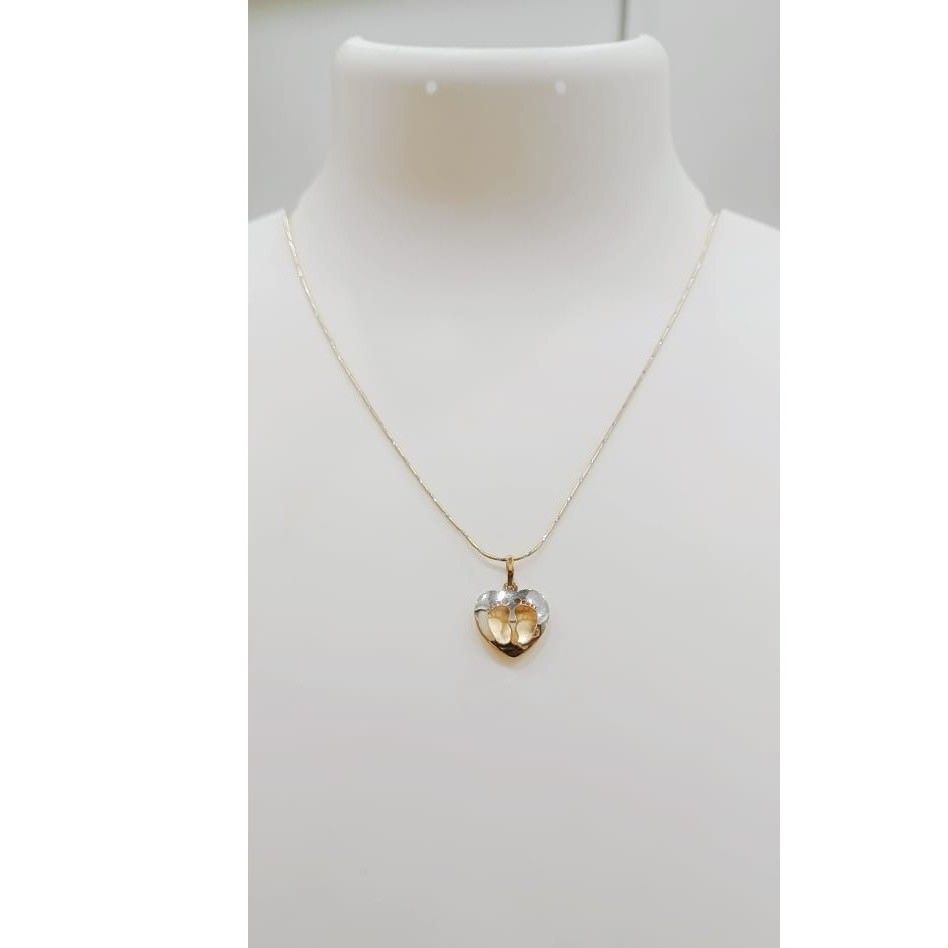 18 ct rose gold pendel chain