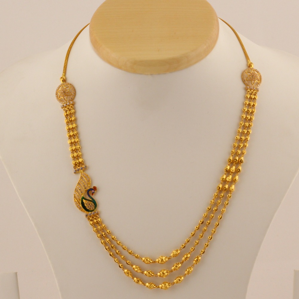 fancy gold mala