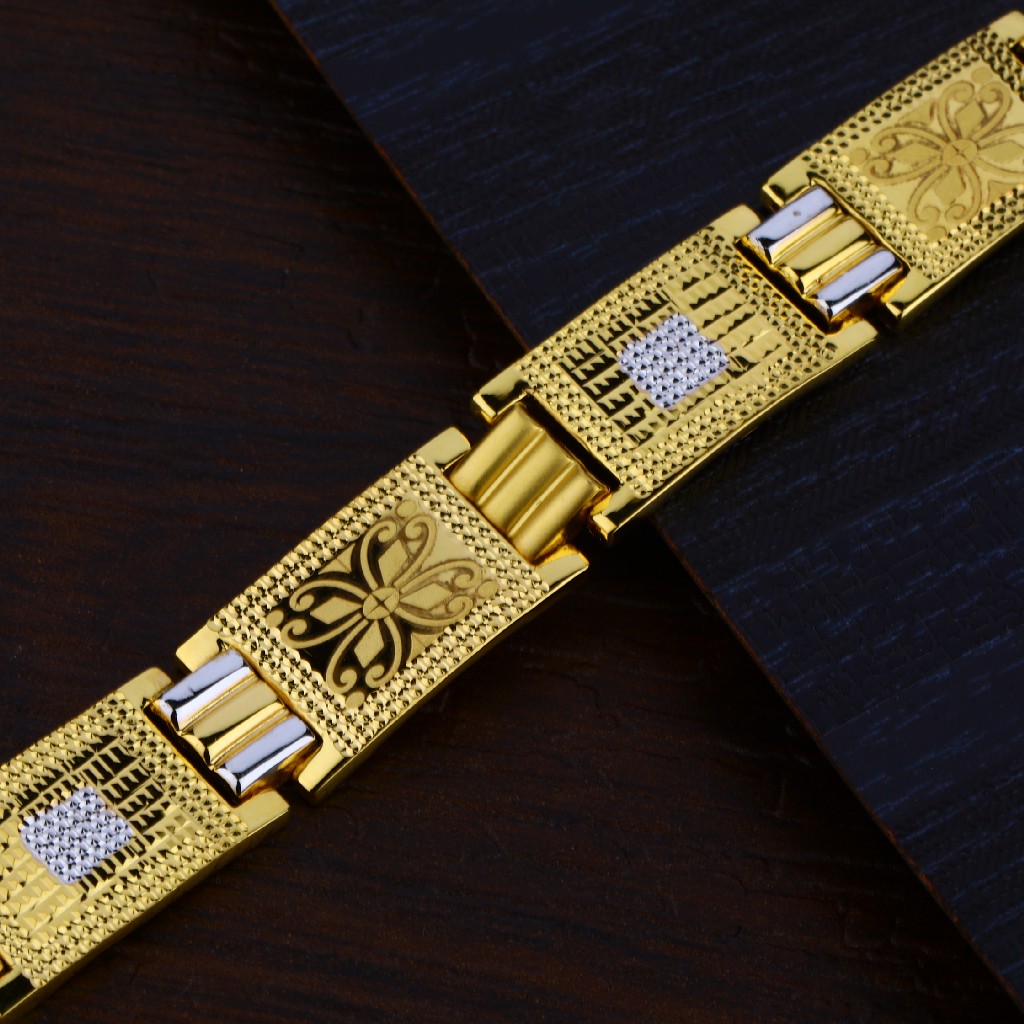 Cz Gold Bracelet-MPB80