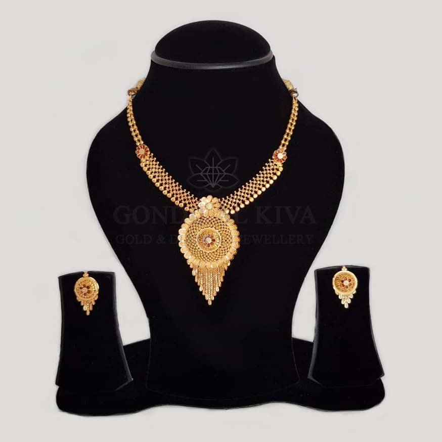 22kt Gold Necklace GNH52 - GFT HM88