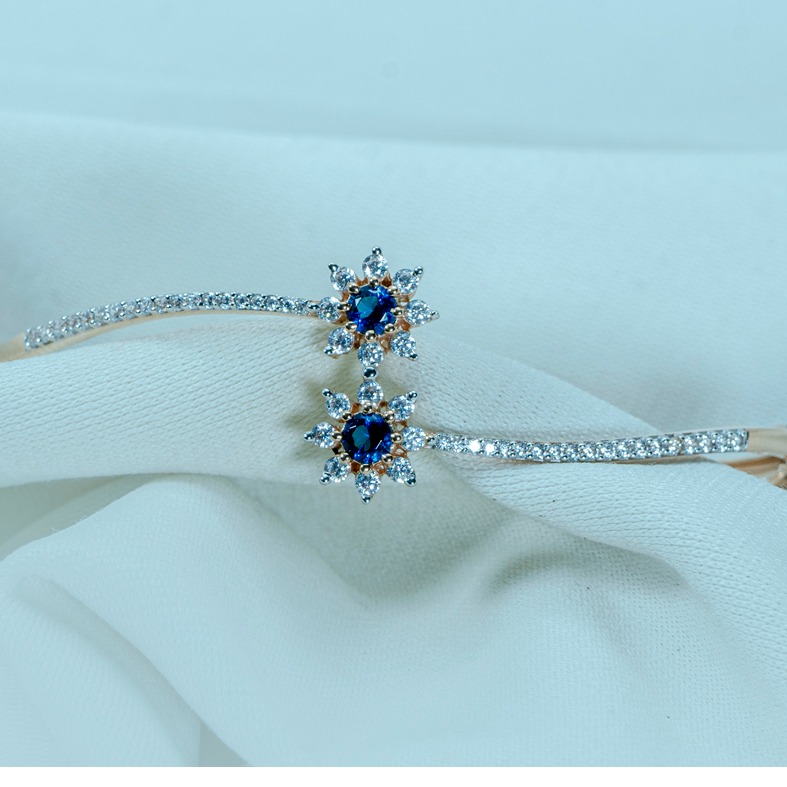 Gold blue stone bracelet  lb1-494