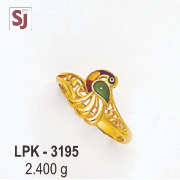 Peacock Ladies Ring Plain LPK-3195