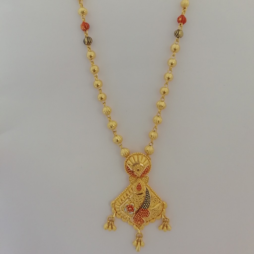 Buy quality 916 gold gheru kalkati work fancy dokiyu in Ahmedabad