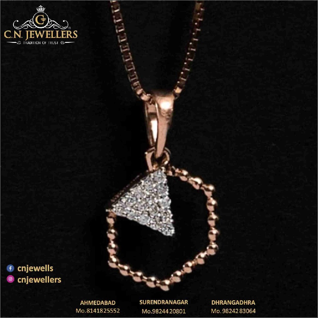 PENDENT ROSEGOLD 18CT