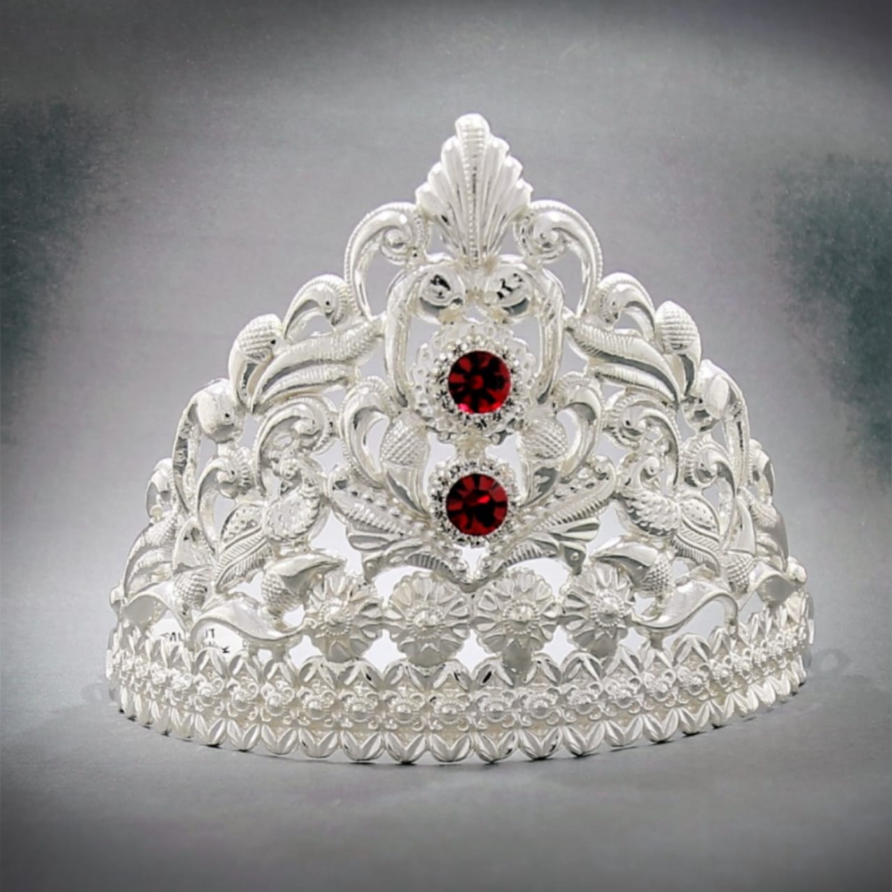 Silver Mukut Silver Ornaments For Ganpati Silver Plating Mukut