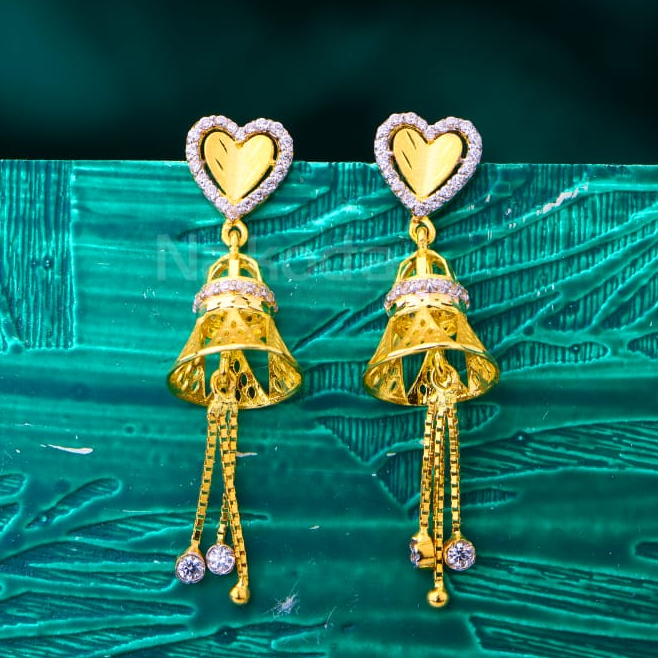 22KT Gold Ladies Exclusive Jhummar Earrings LJE474