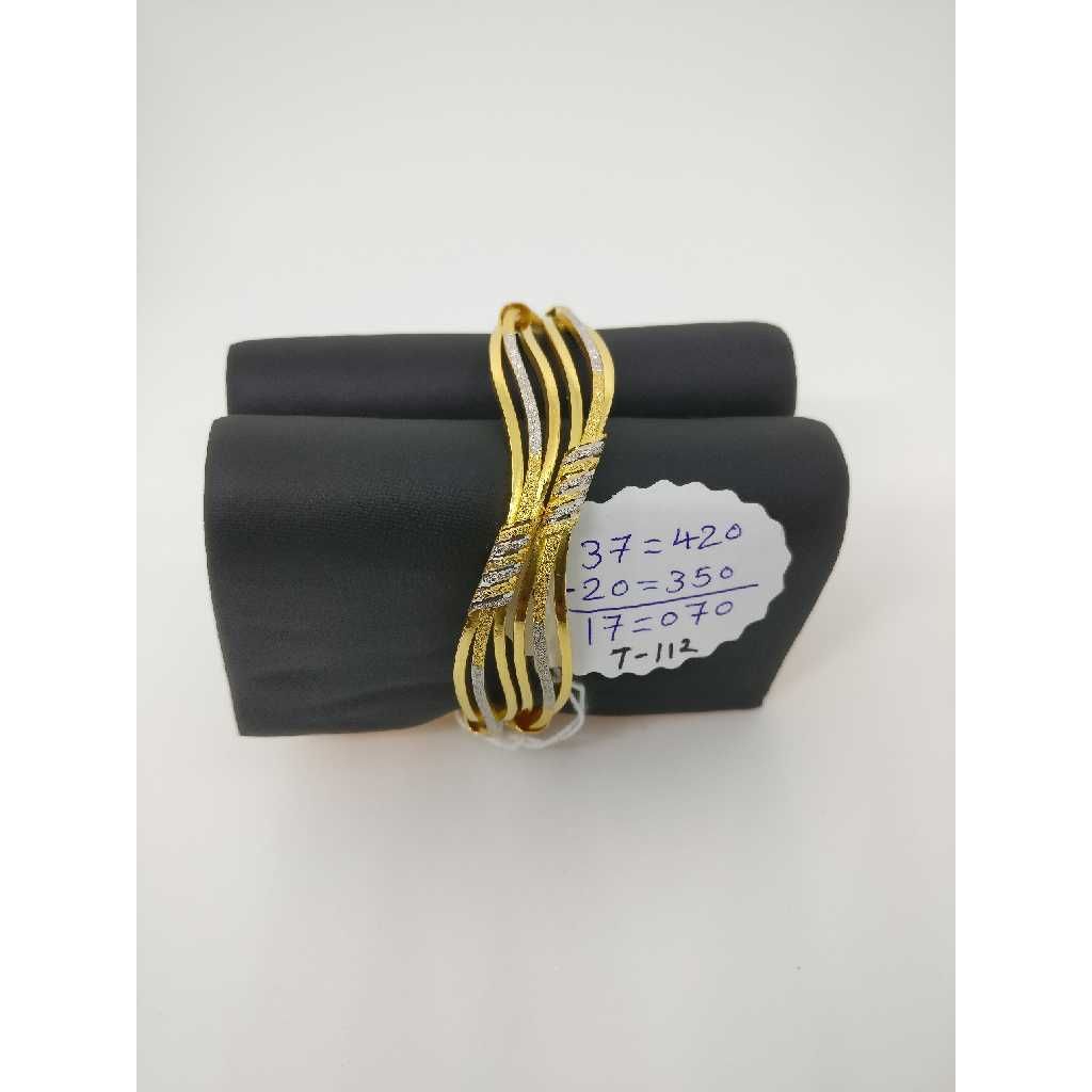 916 Gold Fancy Bangle Kada