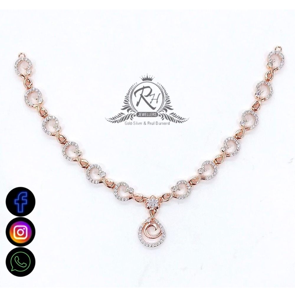 22 cara gold classical daimond necklace set RH-NS547
