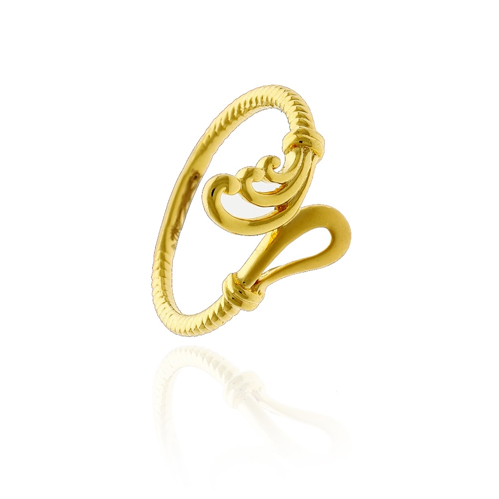 Buy Annularly Gold Ring 22 KT yellow gold (4.67 gm). | Online By Giriraj  Jewellers