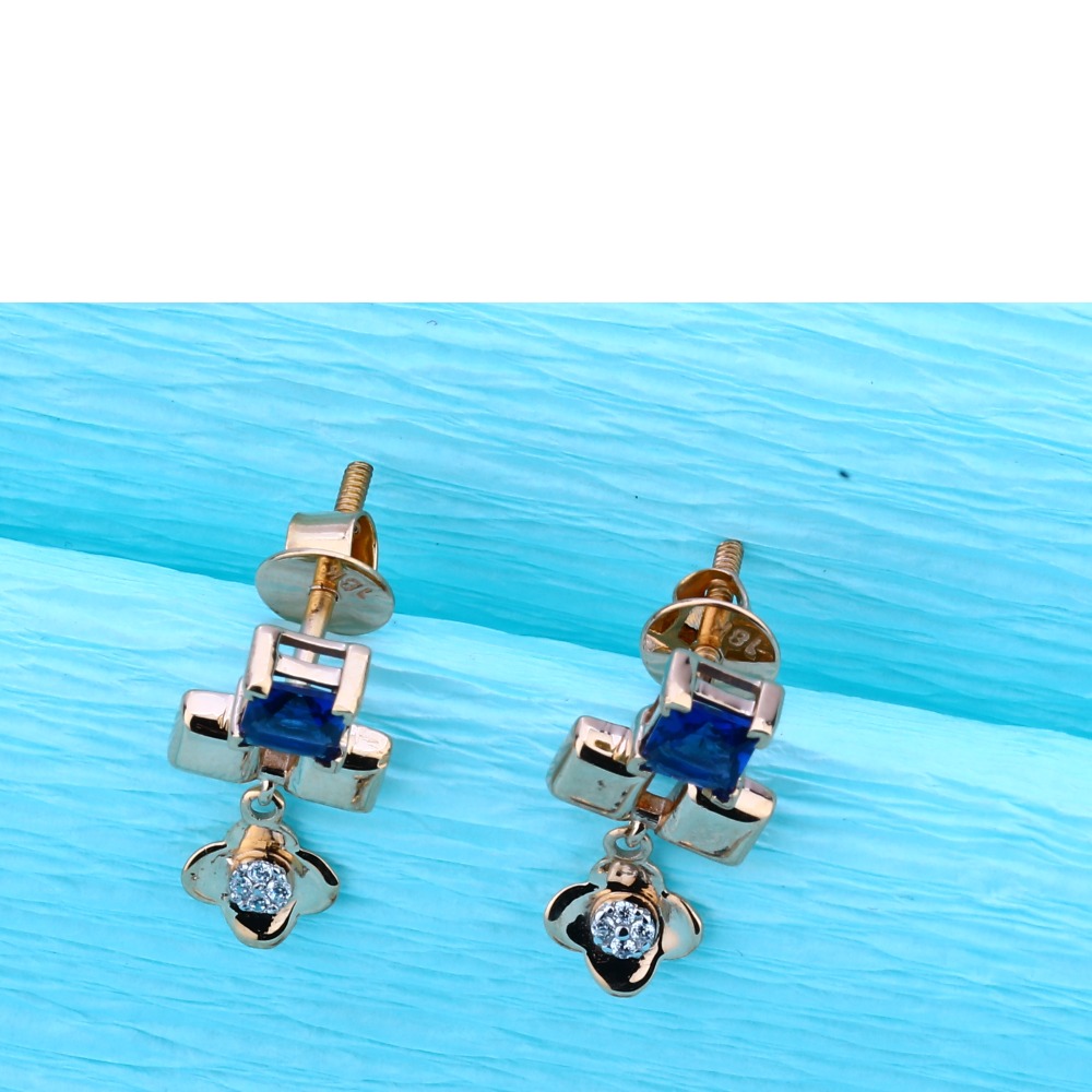 750 Rose Gold Stylish Ladies Pendant RMPN87