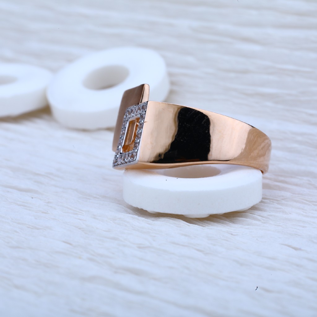 Rose Gold 18K Mens Ring-RMR15